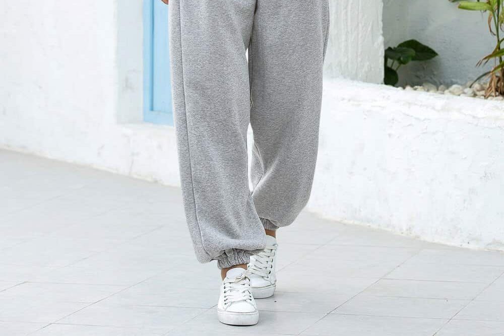  cropped cuffed sweatpants purchase price + picture 