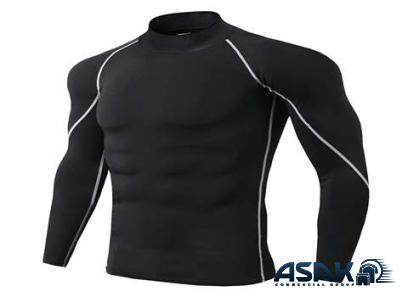 black long sleeve sports top + best buy price